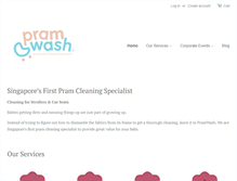 Tablet Screenshot of pramwash.com